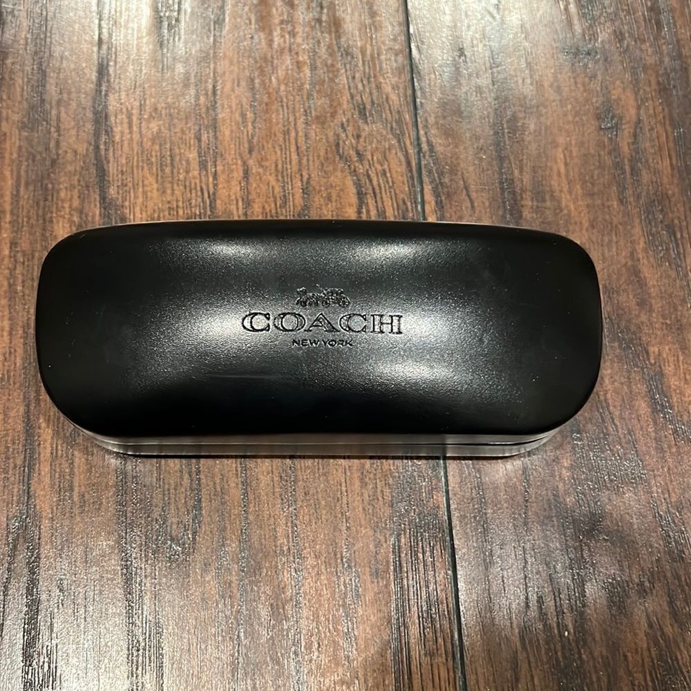 Coach sunglasses case black in EUC‎